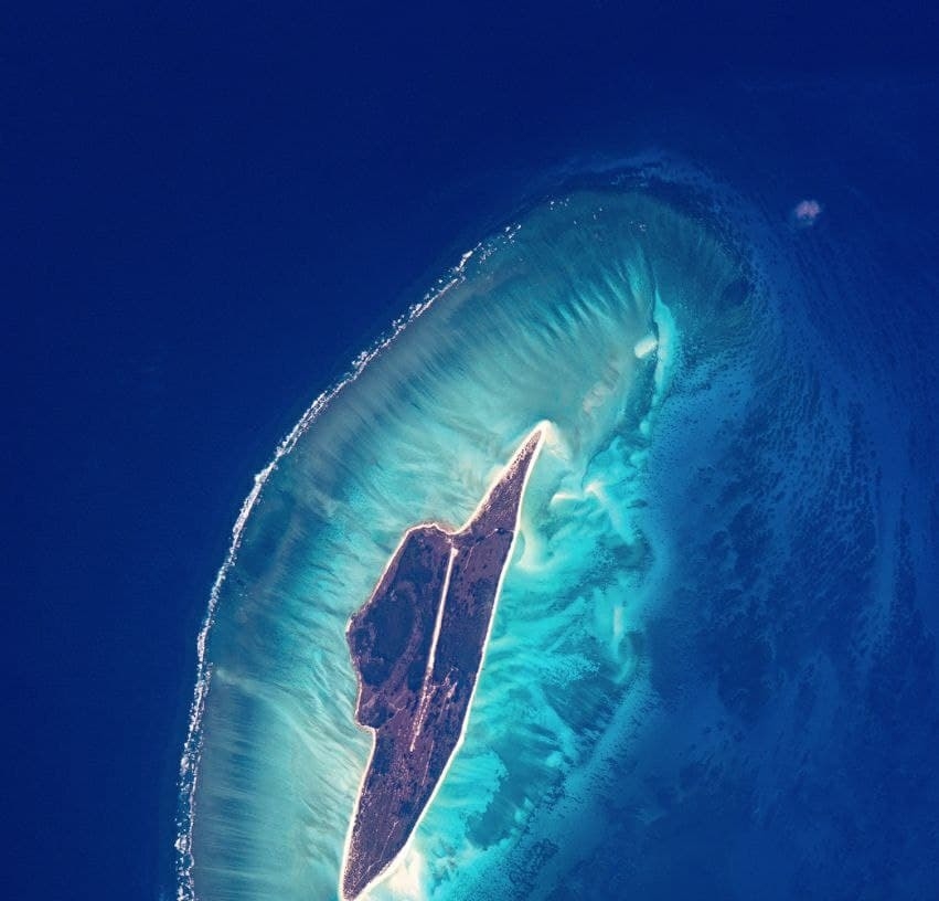 Остров Жуан-ди-Нова, Мозамбикский пролив. Фото предоставлены пресс-службой московского планетария.