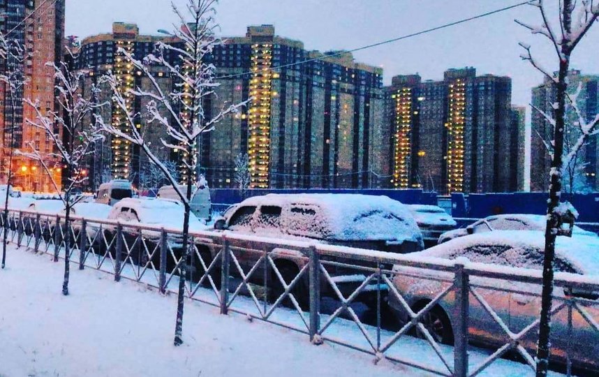 В Петербурге выпадет снег. Фото instagram/lina_7729.