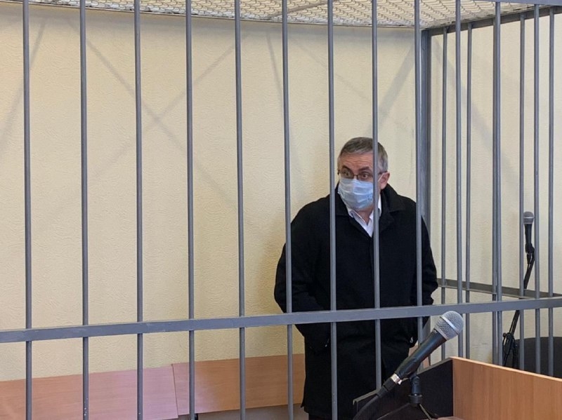 Александр Земченков в суде. Фото Объединенная пресс-служба судов Санкт-Петербурга