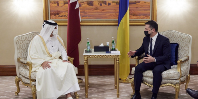 Владимир Зеленский посетил Катар.