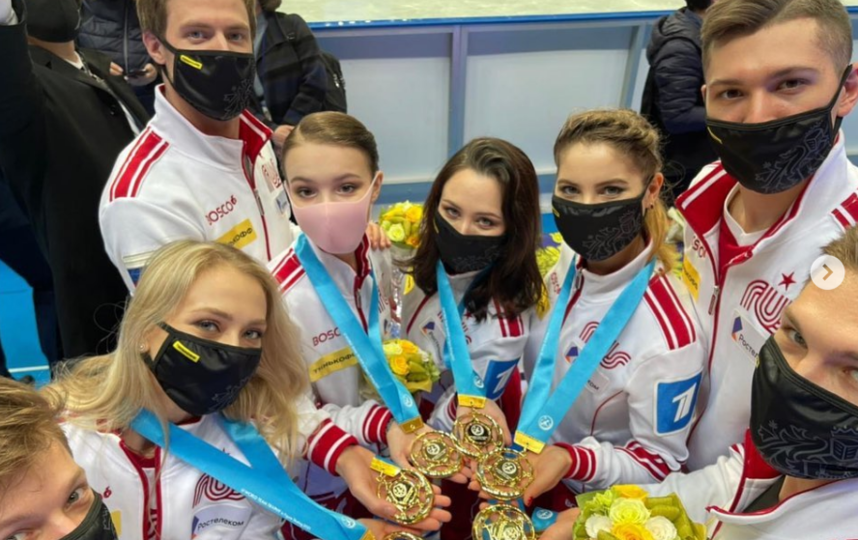 Российские фигуристы впервые в истории выиграли этот турнир. Фото instagram.com/ruskating.