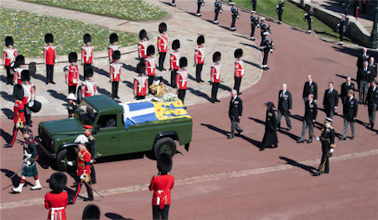 Похороны принца Филиппа состоялись 17 апреля 2021 года. Фото Getty