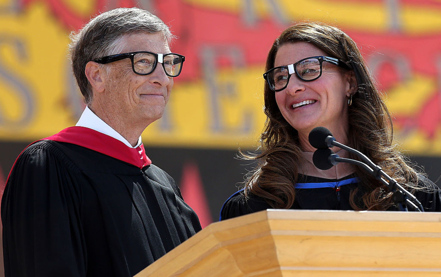 Бил Гейтс с супругой Мелиндой. Фото Getty