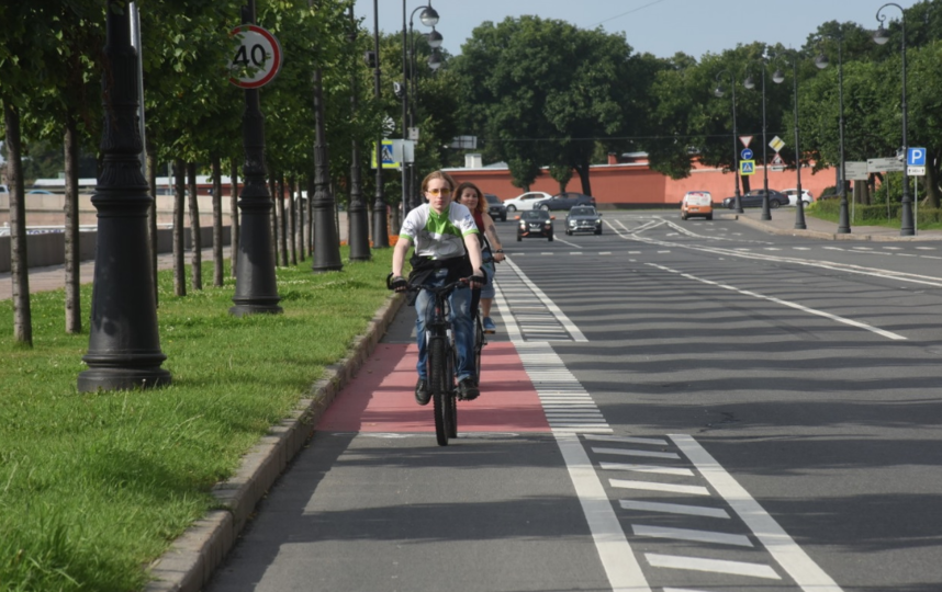 Где будут прокладывать велодорожки в Петербурге. Фото https://www.gov.spb.ru/