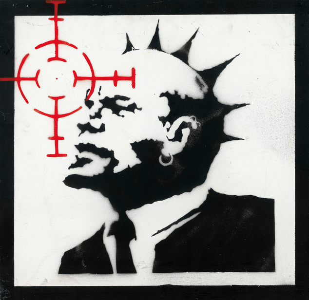 Ленин в образе панка, работа Бэнкси. Фото https://www.christies.com/