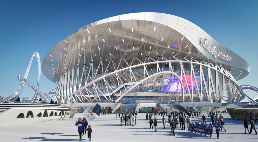 Новая "СКА-Арена": в Петербурге выбрали облик стадиона, который заменит "СКК"