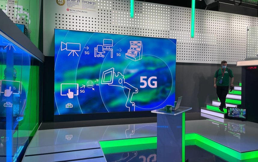Сегодня НТВ запускает инновационную 5G студию. 