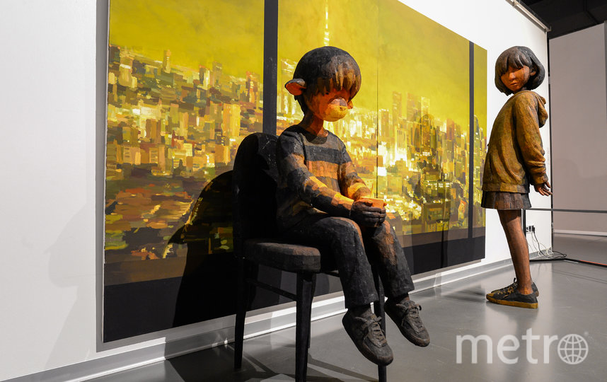 В музее современного искусства открылась экспозиция известного японского художника, в работах которого сочетаются 2D- и 3D-объекты. Фото Святослав Акимов, "Metro"