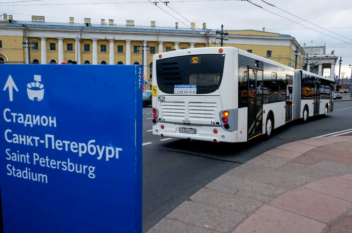 В дни матчей чемпионата Европы будут курсировать автобусы-шаттлы. Фото https://www.avtobus.spb.ru/press-center/fotogalereya/