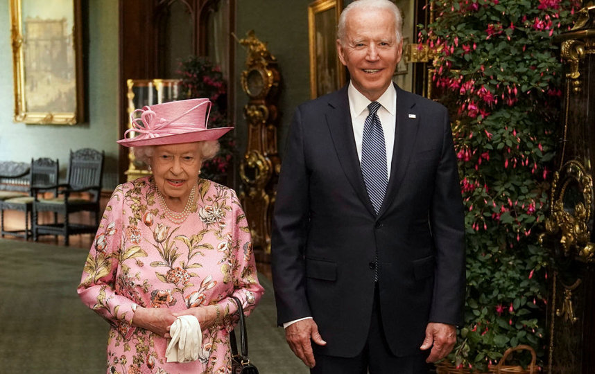 Президент США Джо Байден и королева Елизавета II. Фото Getty