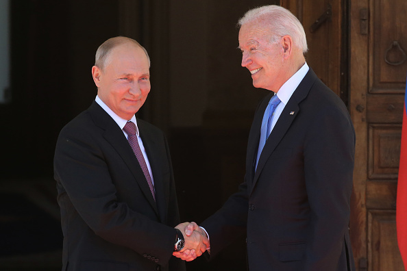 Путин и Байден встретились в Женеве. Фото Getty.