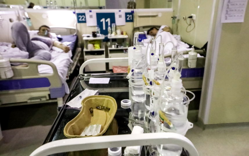 Многих коронавирус заставил оказаться на больничной койке. Фото Агентство "Москва"