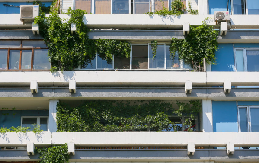 Некоторым жителям балконы заменяют дачный участок. Фото Василий Кузьмичёнок