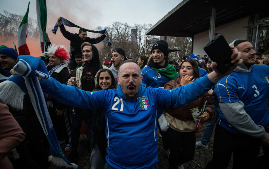 Итальянские болельщики. Фото Getty