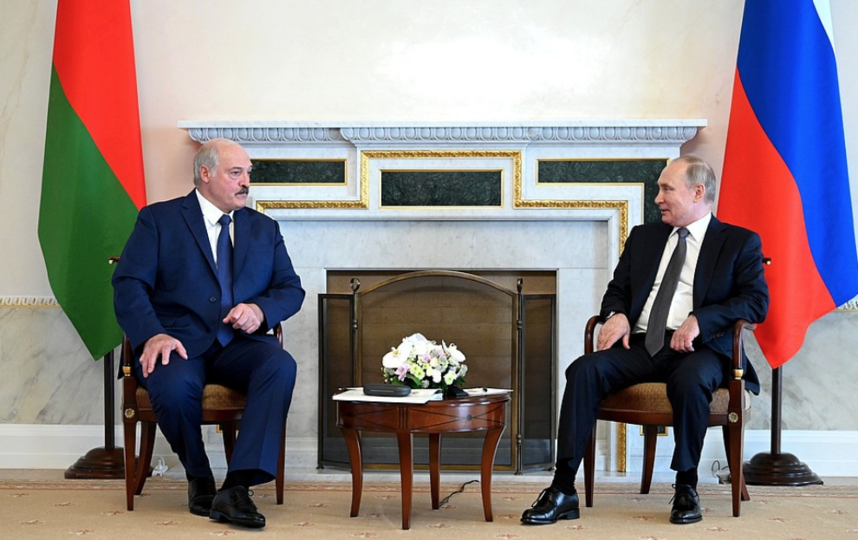 Владимир Путин и Александр Лукашенко. Фото http://kremlin.ru/