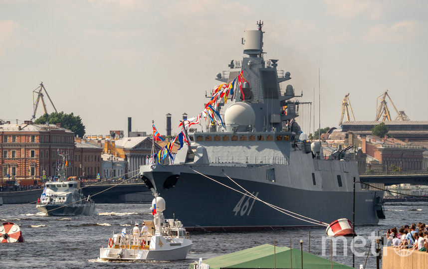 Репетиция военно-морского парада в Петербурге. Фото Святослав Акимов, "Metro"