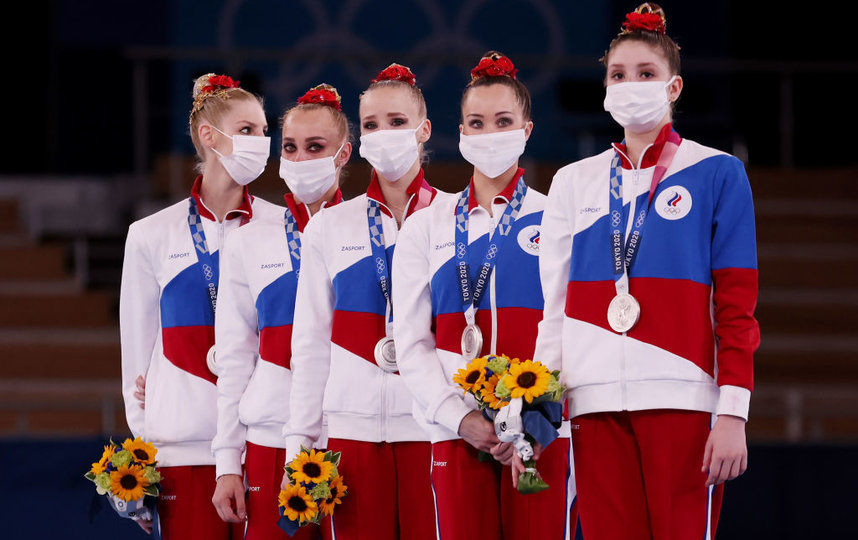 Российские гимнастки взяли серебро. Фото Getty