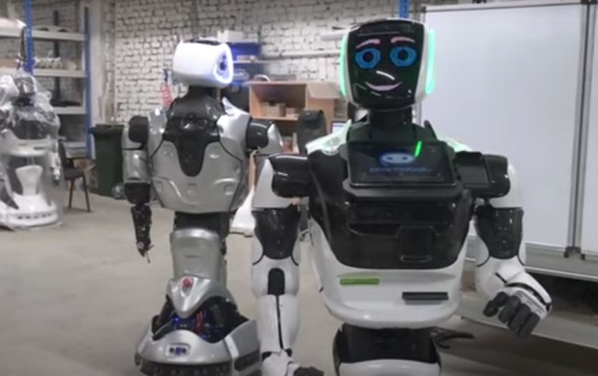 Аналогичный робот будет работать в Томском университете. Фото Скриншот видео: https://vk.com/promobot