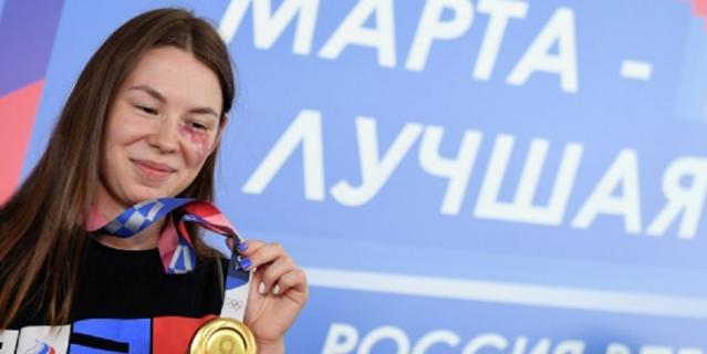 Так Марту встретили в Казани. Так Марту встретили в Казани.