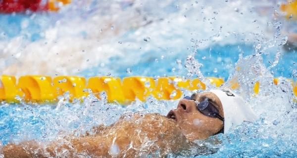 Евгений Рылов на Олимпиаде в Токио на дистанции в 200 метров на спине. Евгений Рылов на Олимпиаде в Токио на дистанции в 200 метров на спине.