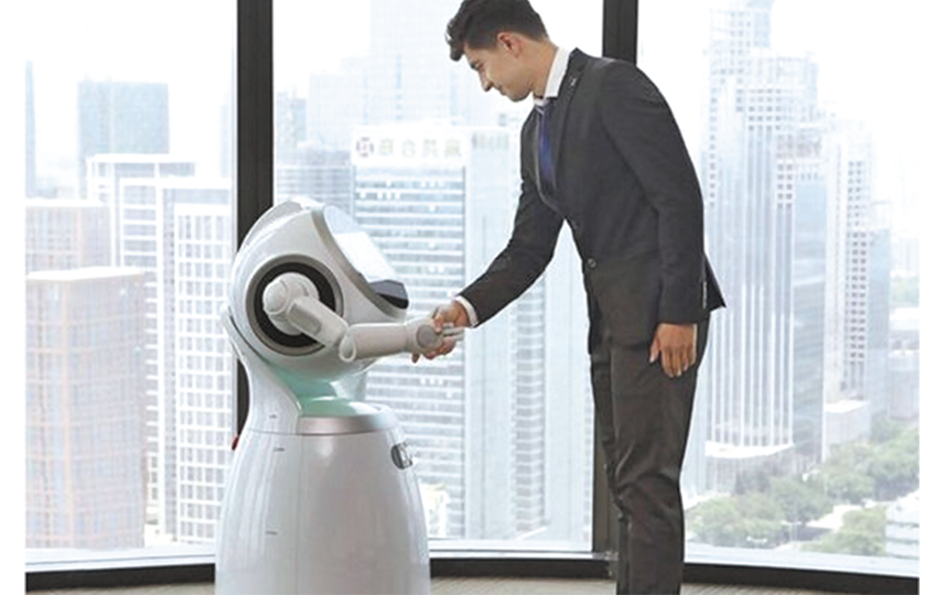 Основу робота составляет программный продукт, который разработали несколько компаний, в том числе iVoice technology – авторы голосового помощника робота Николая. Фото WWW.IVOICE.TECH