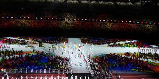 Церемония закрытия Паралимпийских игр в Токио.