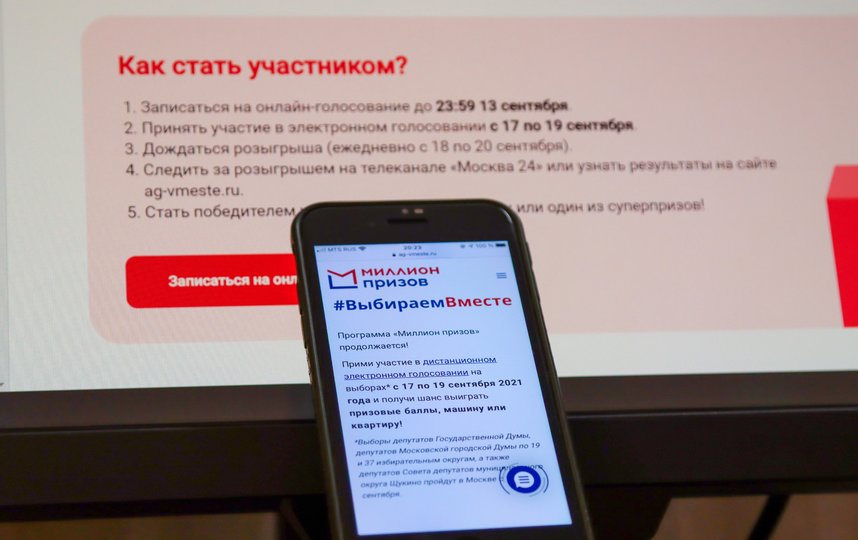 Онлайн-голосование пройдет с 17 по 19 сентября. Фото Агентство «Москва»