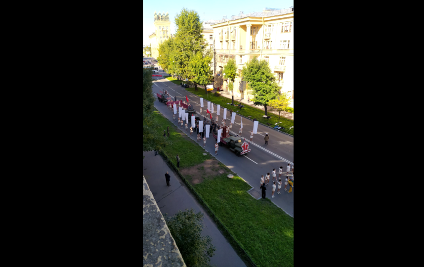 Кадры со съёмок на улице Маринеско. Фото @id159180913