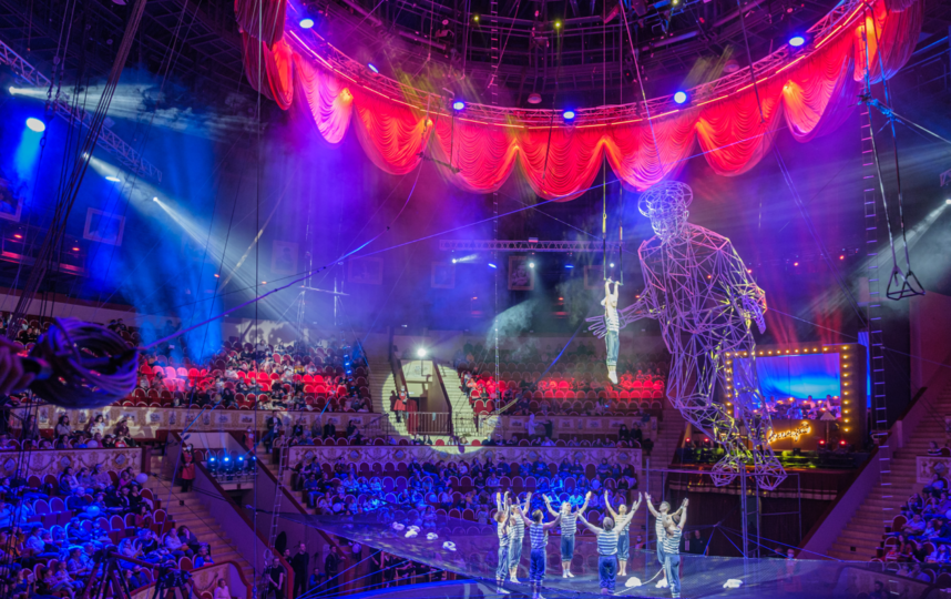 В Петербурге представили цирковое шоу "Клоун", посвящённое 100-летию знаменитого актёра и клоуна Юрия Никулина. Фото Алена Бобрович, "Metro"