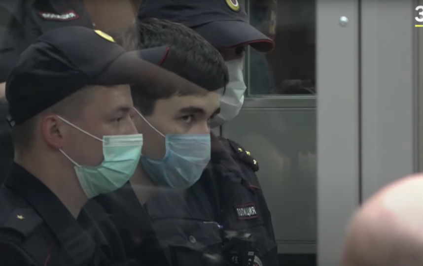 Ильназ Галявиев в суде. Фото Скриншот YouTube: https://www.youtube.com/watch?v=OOtmVvKFHSY