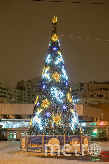 К 20 декабря во всех районах Петербурга зажгут свои огоньки новогодние елки. Фото Святослав Акимов, "Metro"