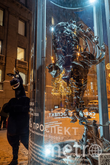 Тумбы со скульптурами расположились на четырех локациях в центре Петербурга. Фото Святослав Акимов, "Metro"
