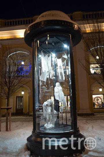Тумбы со скульптурами расположились на четырех локациях в центре Петербурга. Фото Святослав Акимов, "Metro"