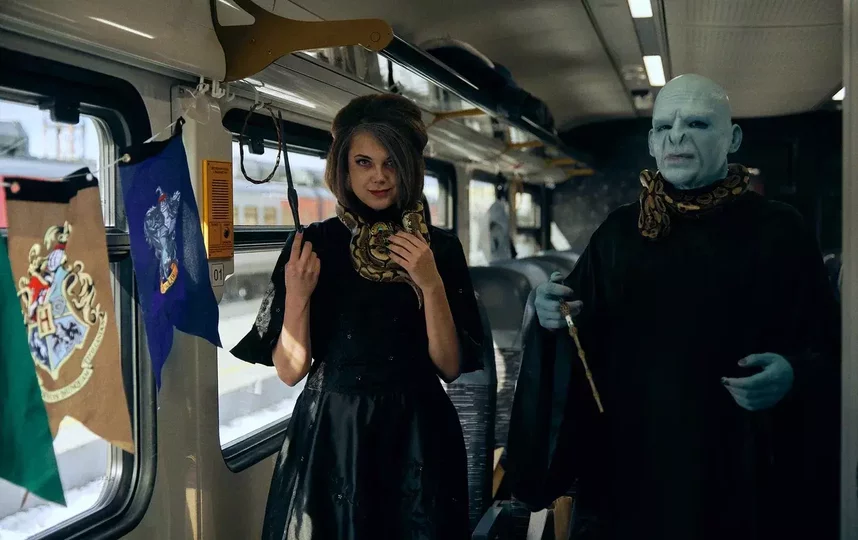 Пассажиров "Хогвартс-экспресса" будут развлекать сказочные герои. Фото Дарья Степлевич