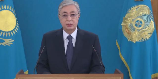 Президент Казахстана обращается к нации | скриншот youtube-канала "РБК".