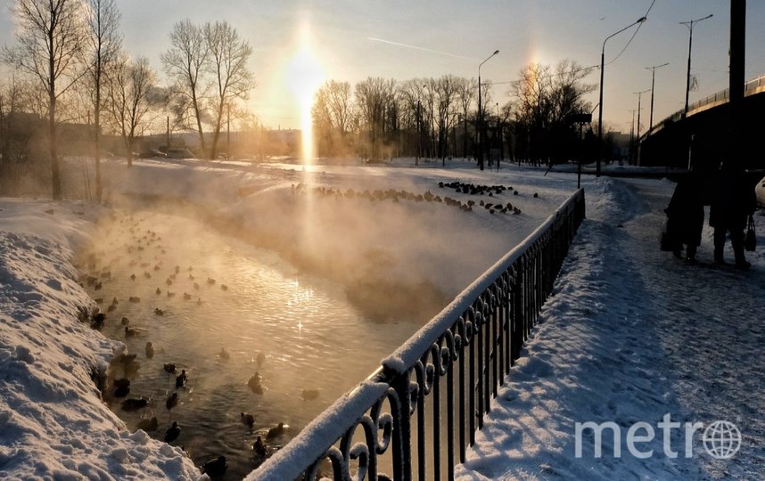 Река Красненькая в морозный день. Фото Алена Бобрович, "Metro"