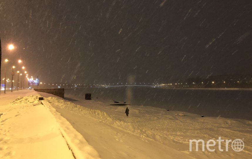 Снегопады в Петербурге продолжатся в ближайшие три дня. Фото "Metro"