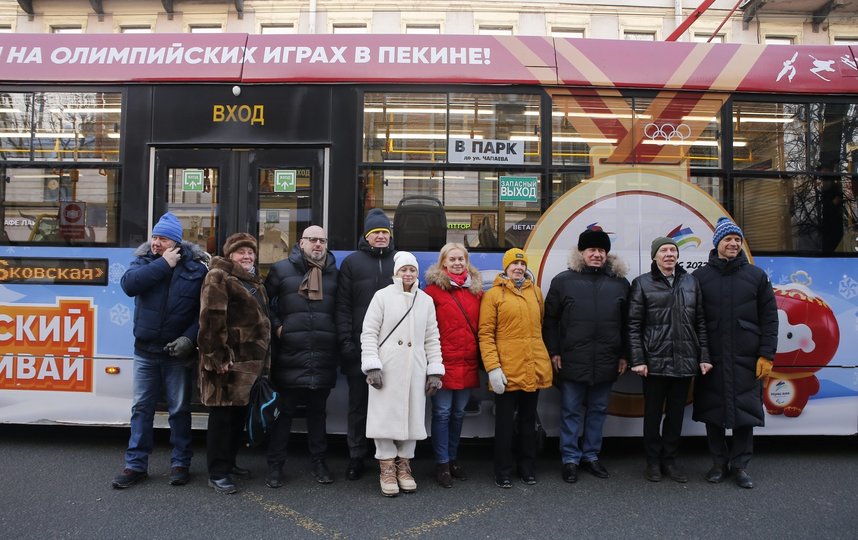 Трамвай ездит по Петербургу во время каждой Олимпиады, начиная с 2004 года. Фото https://electrotrans.spb.ru/