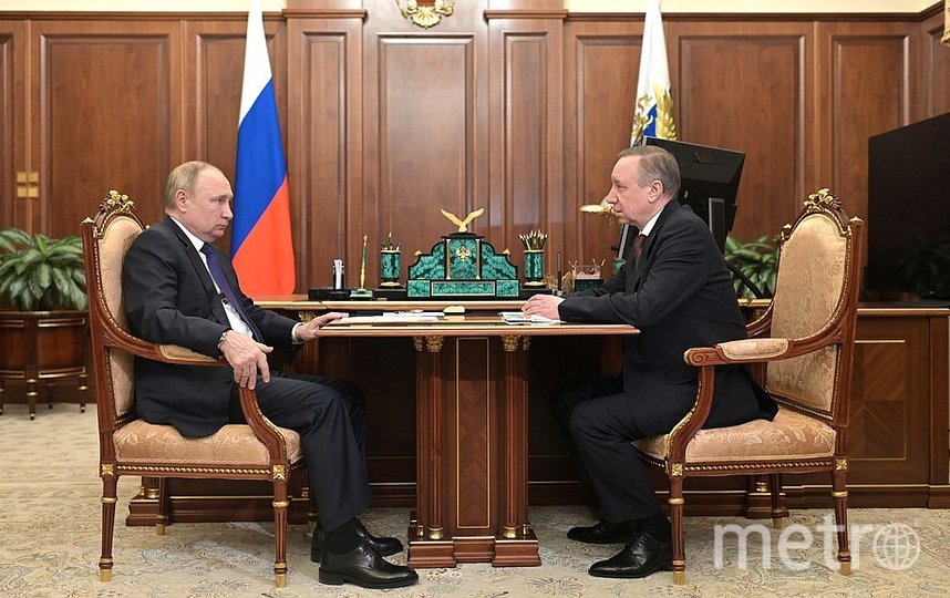 В Кремле прошла рабочая встреча Владимира Путина и Александра Беглова