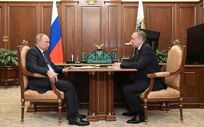 Владимир Путин и Александр Беглов. Фото kremlin.ru