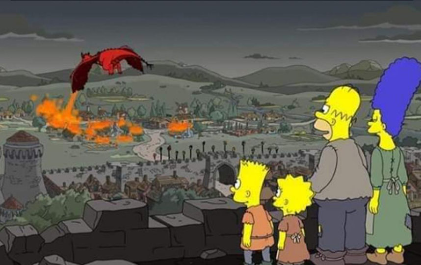 Кадр из сериала "Симпсоны". 