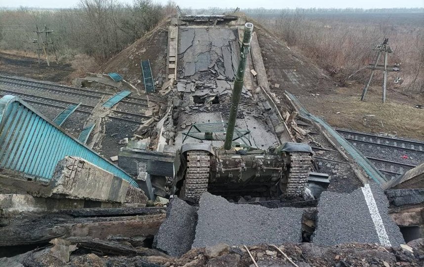 Зона боевых действий в Украине. Фото Getty