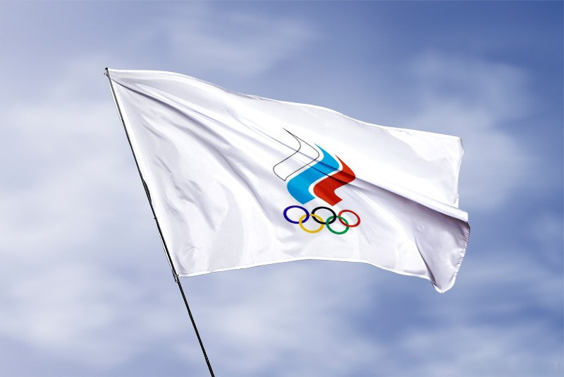 Флаг Олимпийского комитета России. Фото Getty