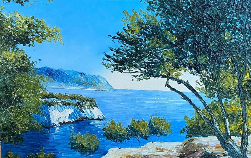Жан-Марк рисует солнечный Прованс, лавандовые поля и средиземноморские пейзажи. Фото vk.com@itvoru, Предоставлено организаторами