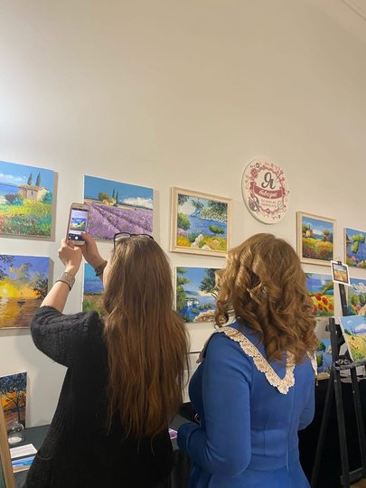 Картины Жан-Марка Жаньячика в России представлены только в этой студии. Фото vk.com@itvoru, Предоставлено организаторами