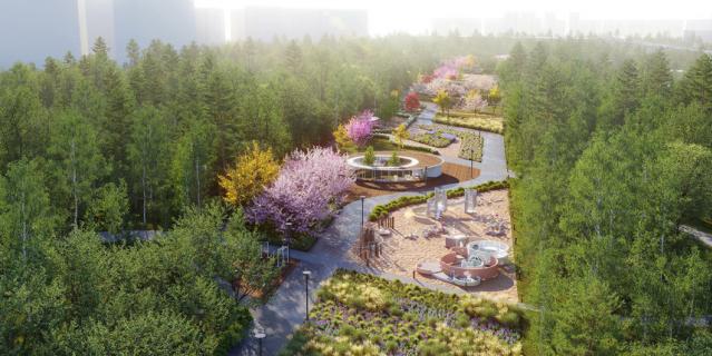 В новом парке будет заповедник, цветочная аллея и аптекарский огород.