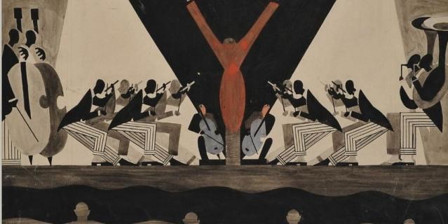 Петровский И.М. "Оркестр" (1932).