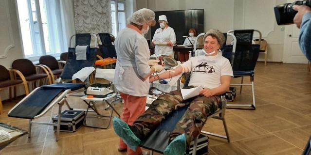 Казаки приняли участие в акции по сдаче крови.