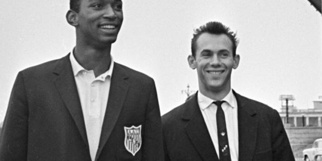 Томас и Брумель в 1961 году.