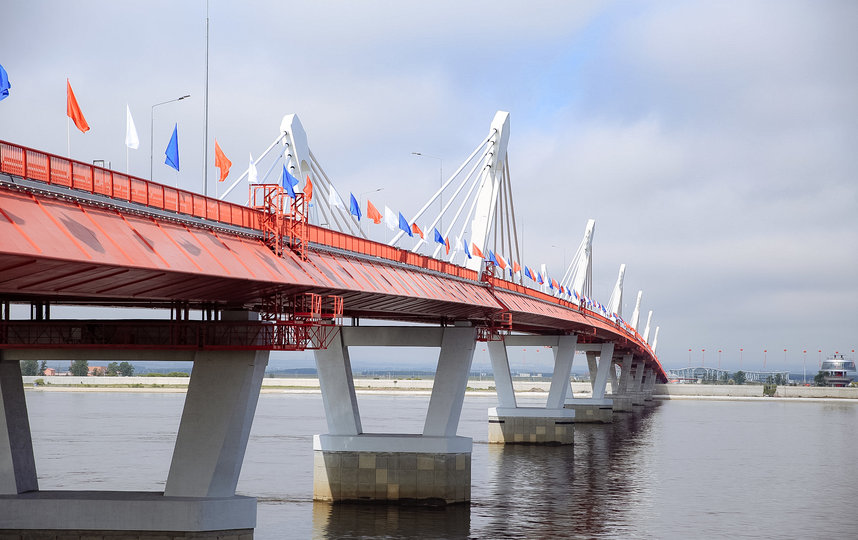 Длина созданного двухполосного моста – около 20 м. Фото Правительство Амурской области 